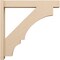 Ekena Millwork 6-in W x 36-in D x 36-in H Balboa Block Rough Cedar Woodgrain TimberThane Outlooker, Primed Tan OUTUR060X36X36BOA44RCPR - alternate 2